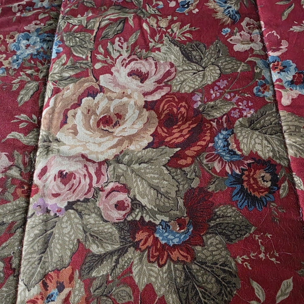 Ralph Lauren Chaps Summerton Red Floral FULL Size Comforter Set - Picture 8 of 10